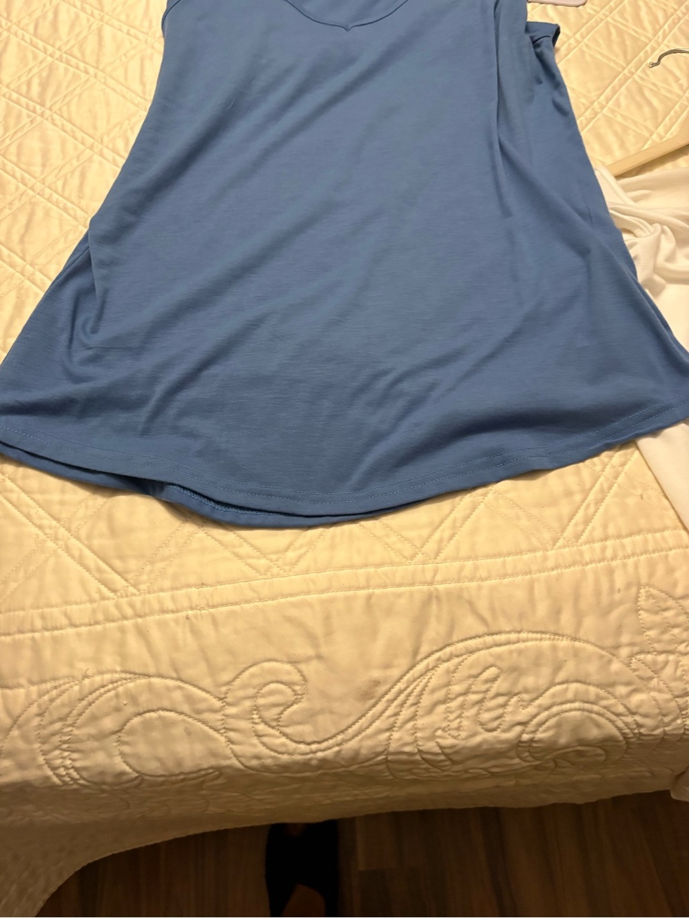 Women's V-Neck Cold Shoulder Tops - Blue, White & Purple 3 pack bundle - Picture 7 of 7